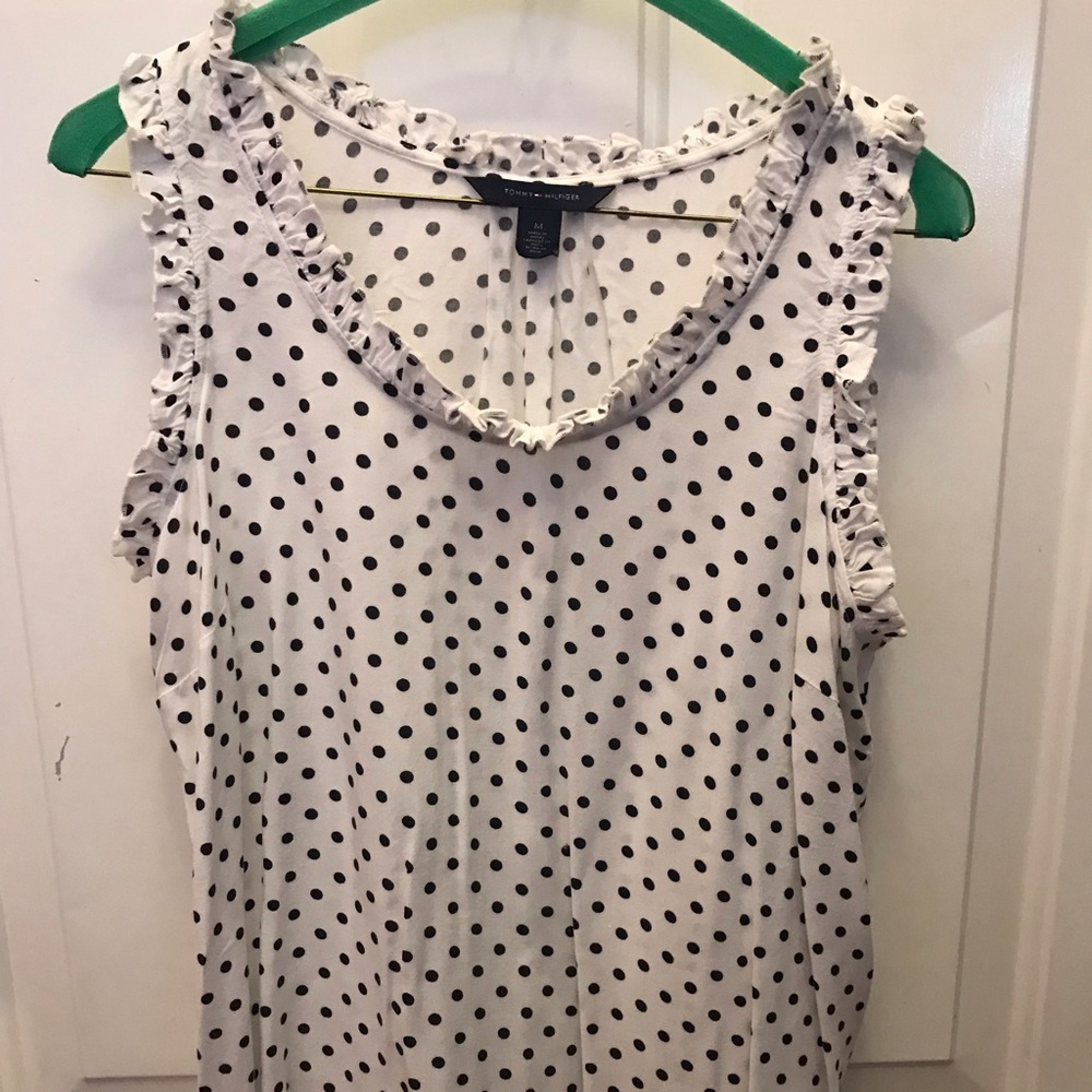 Polka dot tank top